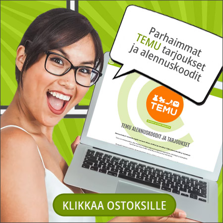 Parhaimmat TEMU tarjoukset ja koodit löydät AlennusTutka.fi